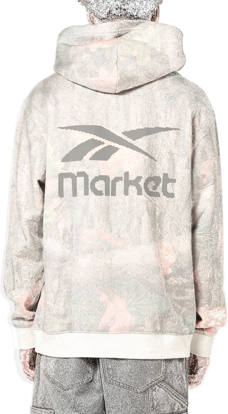 Reebok X Market All Over Print Hoodie Real Tree Camo 1