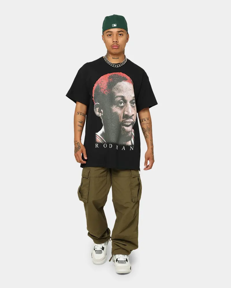 Rodman Brand Rodman Glow Face T-Shirt Black 3