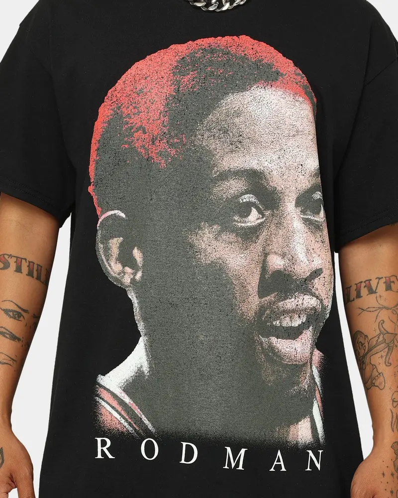 Rodman Brand Rodman Glow Face T-Shirt Black 4