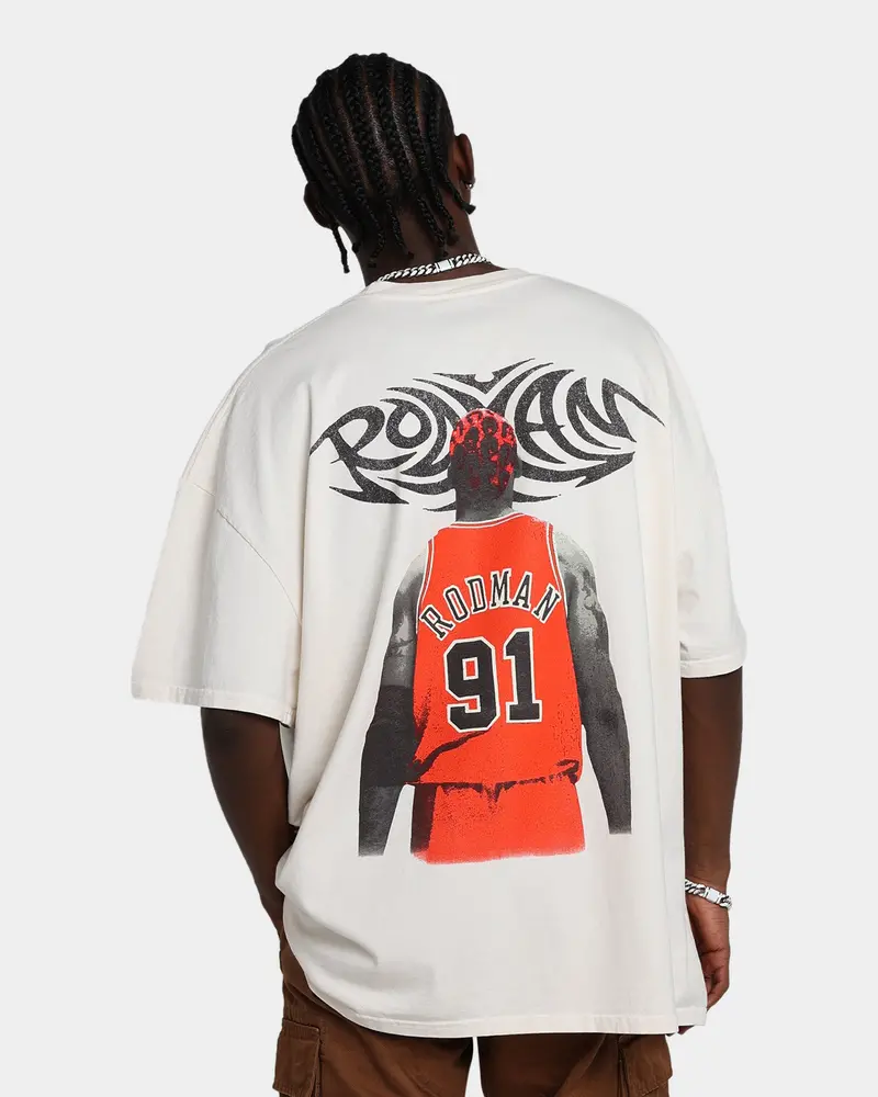 Rodman Brand Rodman Signature Vintage T-Shirt Off White 2