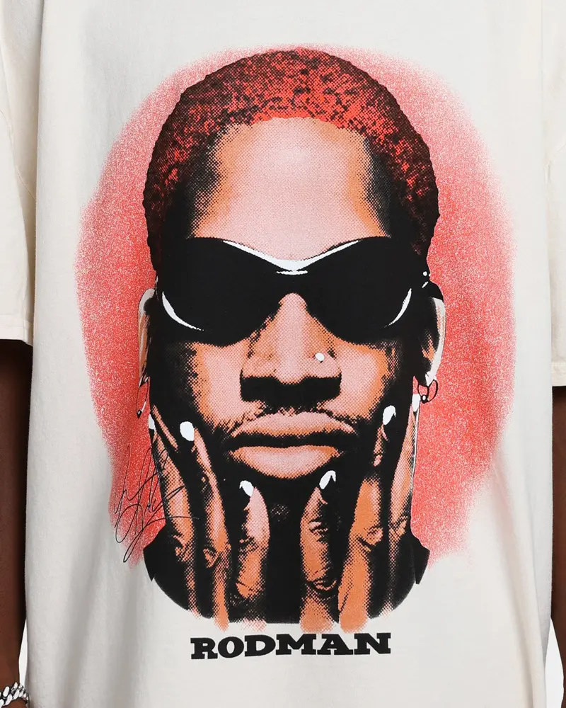 Rodman Brand Rodman Signature Vintage T-Shirt Off White 4