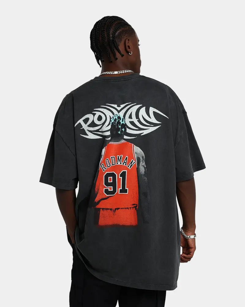 Rodman Brand Rodman Signature Vintage T-Shirt Vintage Black/Blue 2