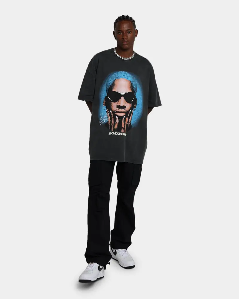 Rodman Brand Rodman Signature Vintage T-Shirt Vintage Black/Blue 3