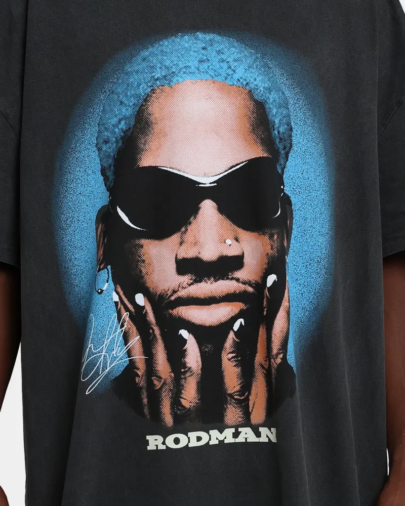 Rodman Brand Rodman Signature Vintage T-Shirt Vintage Black/Blue 4