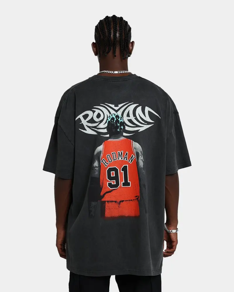 Rodman Brand Rodman Signature Vintage T-Shirt Vintage Black/Blue 5