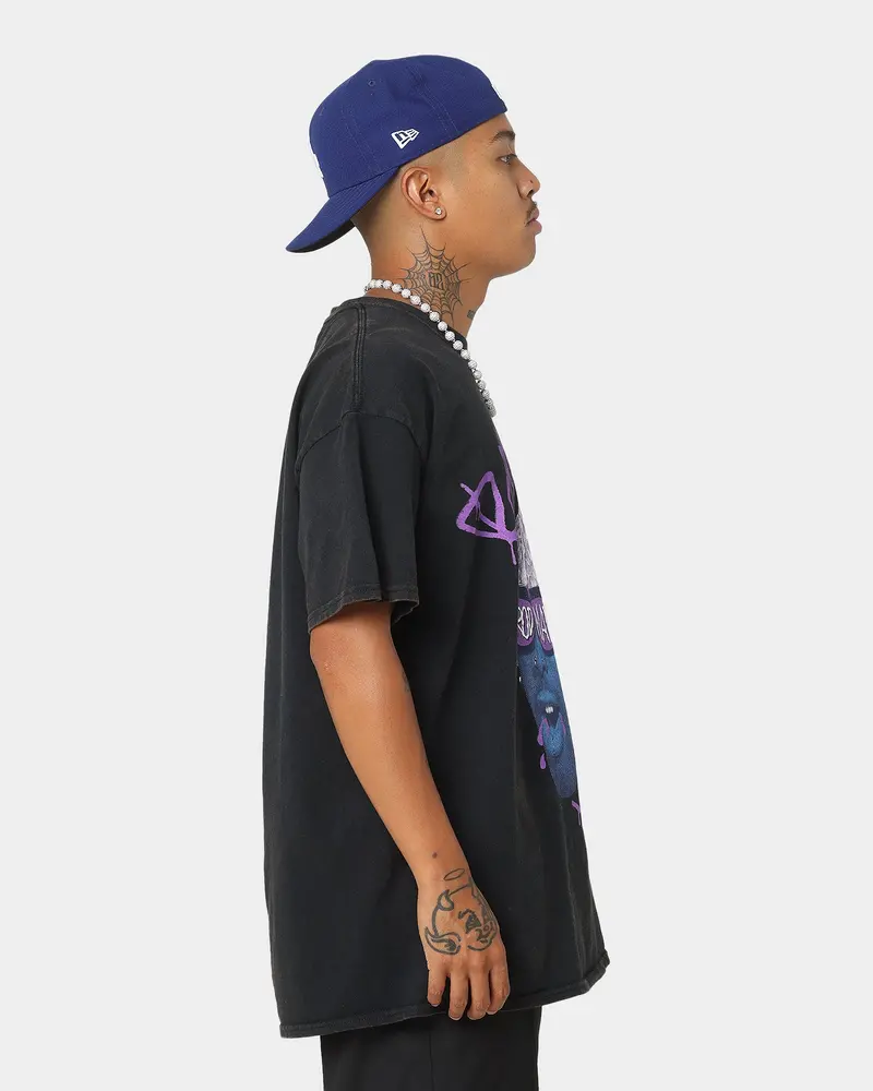 Rodman Brand The Worm Brain Vintage T-Shirt Black Wash 5