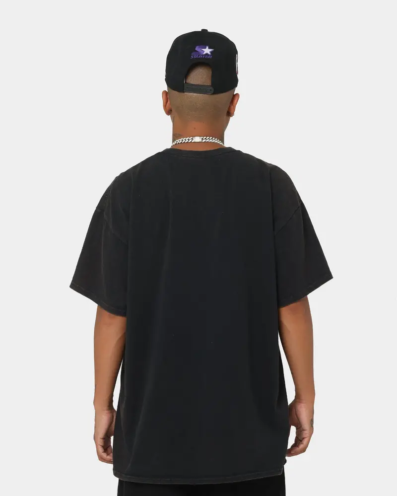Rodman Brand The Worm Face Tats Vintage T-Shirt Black Wash 6