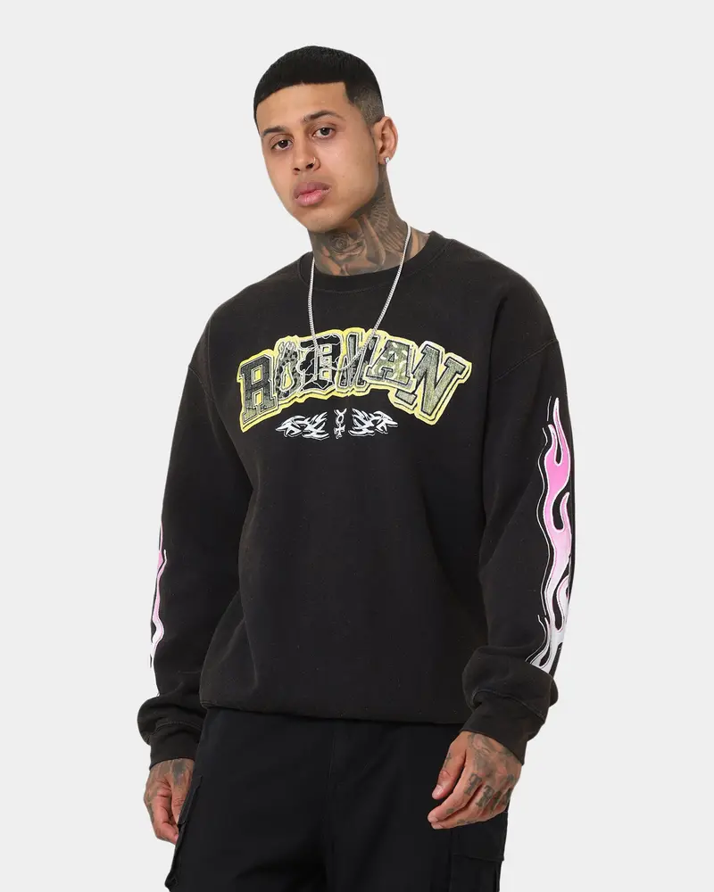 Rodman Brand Zine Vintage Crewneck Black Wash 1