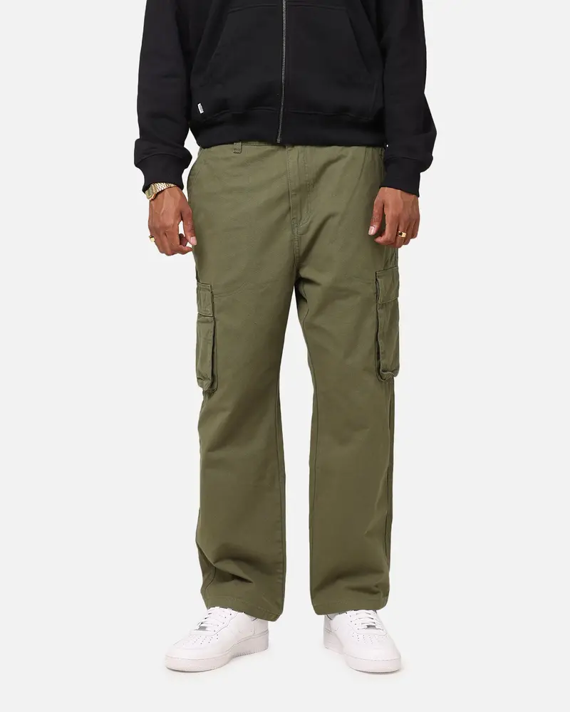 S Double Cargo Work Pant Army 1