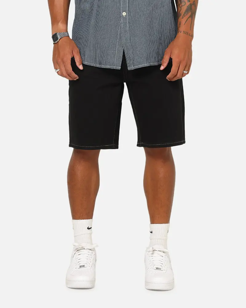 S Double Denim Standard Shorts Raw 1
