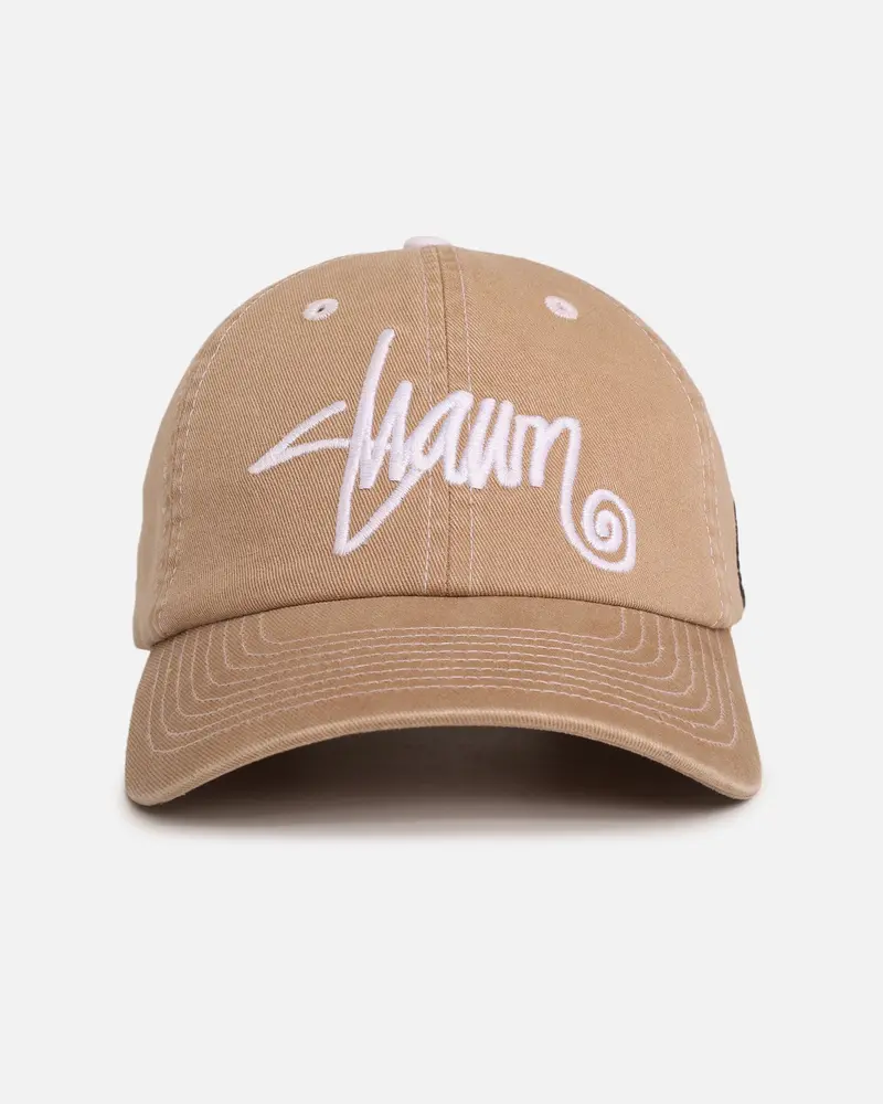 S Double Shawn Script Strapback Sand 1