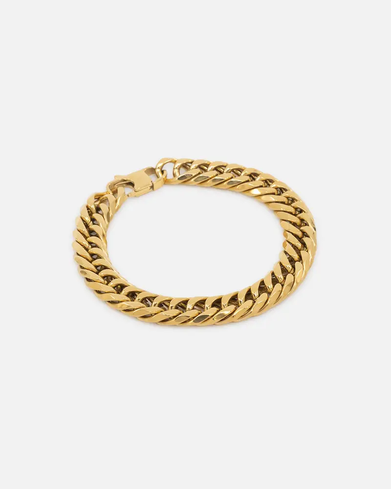 Saint Morta 12Mm Double Link Bracelet Gold 1