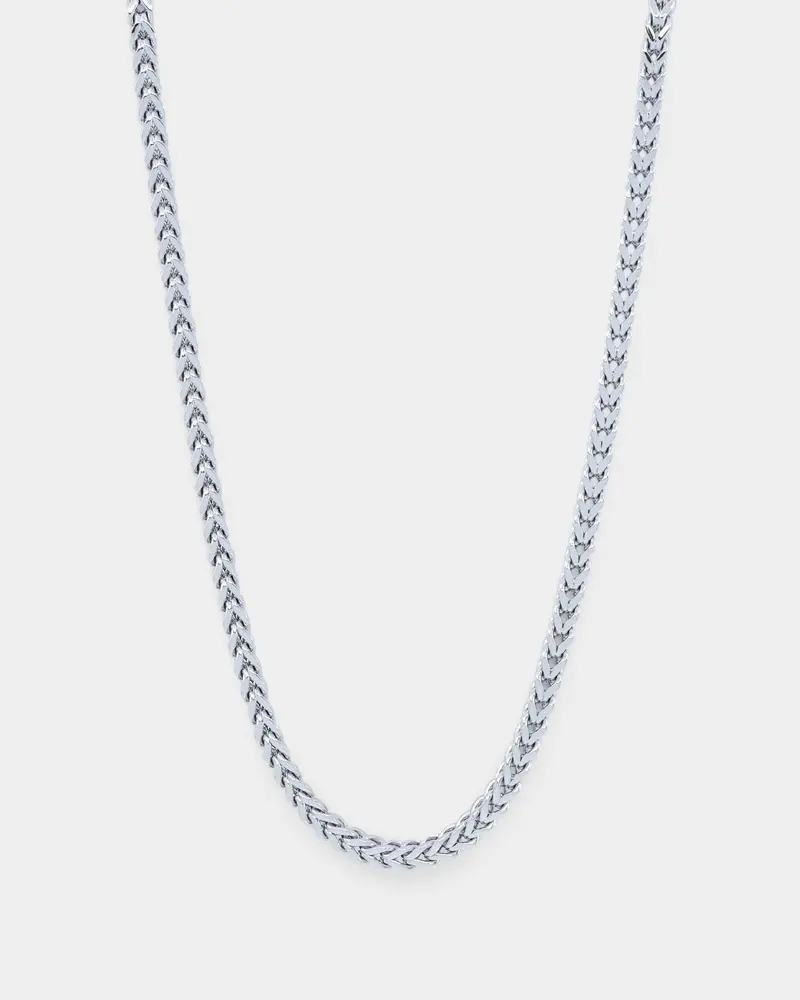 Saint Morta 2.5Mm Franco Chain White Gold 1