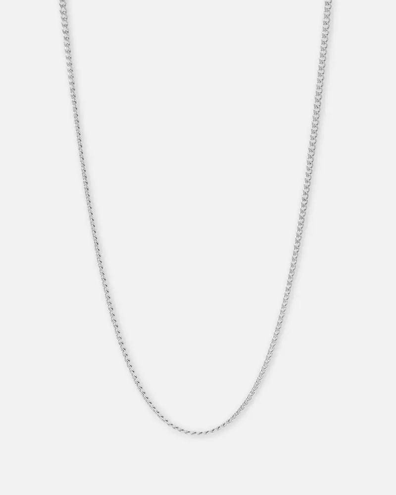 Saint Morta 2.7Mm Diamond Curb Chain White Gold 1