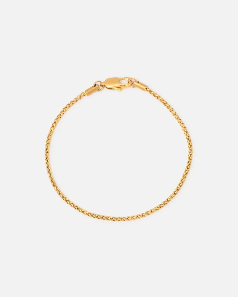 Saint Morta 2Mm Palm Chain Bracelet Gold 1