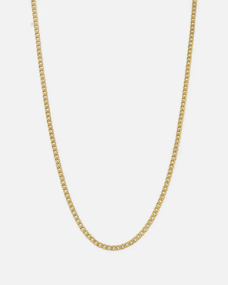 Saint Morta 3Mm Smooth Cut Cuban Chain Gold 1