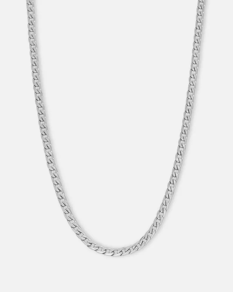 Saint Morta 4.3Mm Smooth Cut Cuban Chain White Gold 1