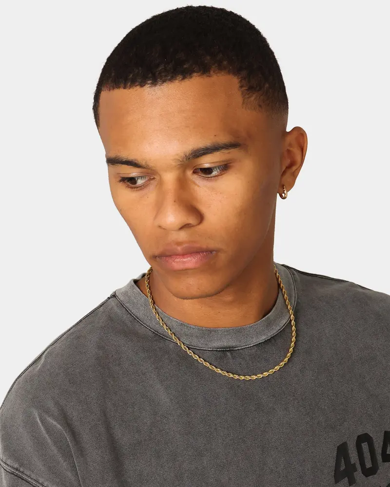 Saint Morta 4Mm Rope Chain Gold 1