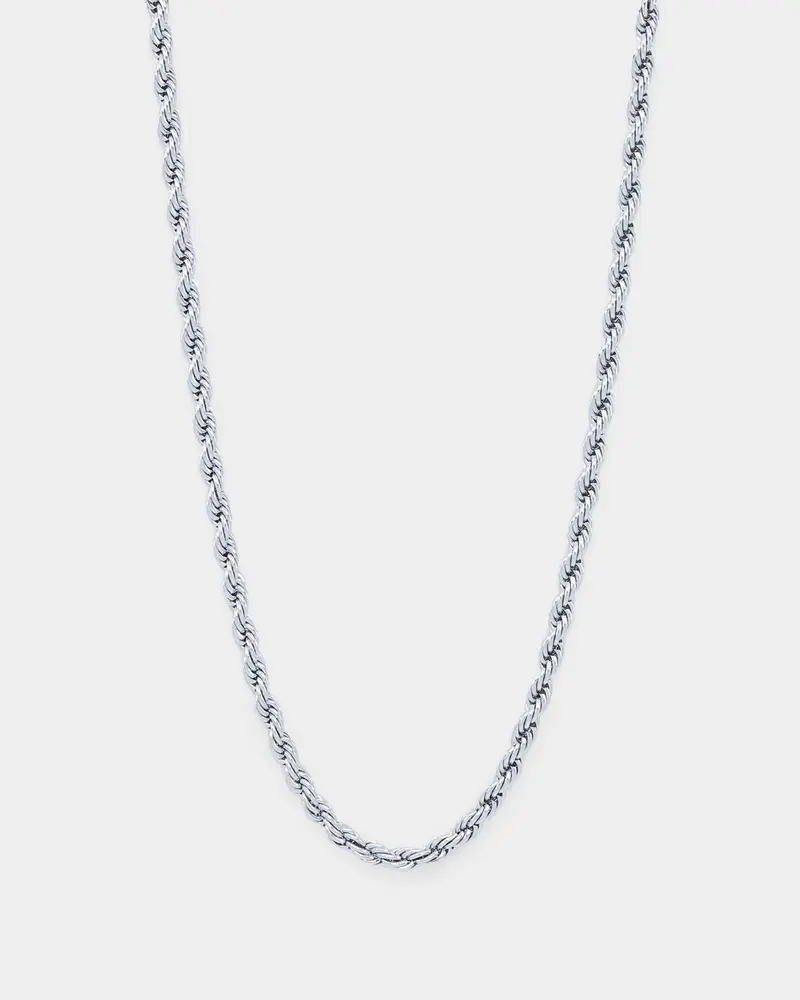 Saint Morta 4Mm Rope Chain White Gold 1