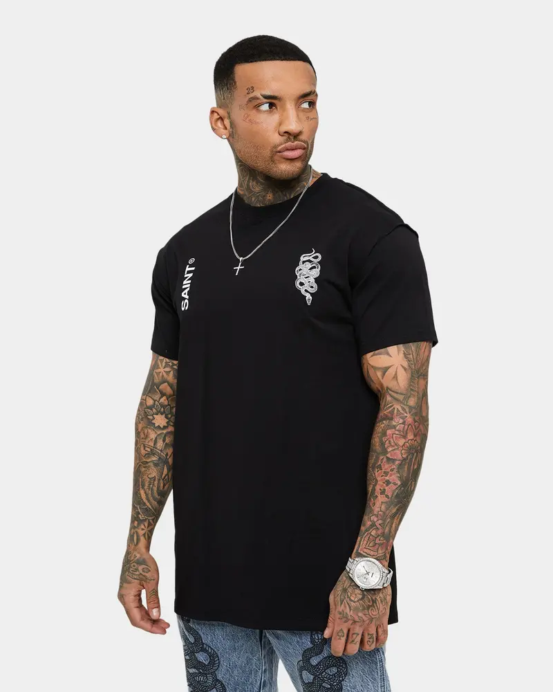 Saint Morta Adder Lafayette T-Shirt Black 1