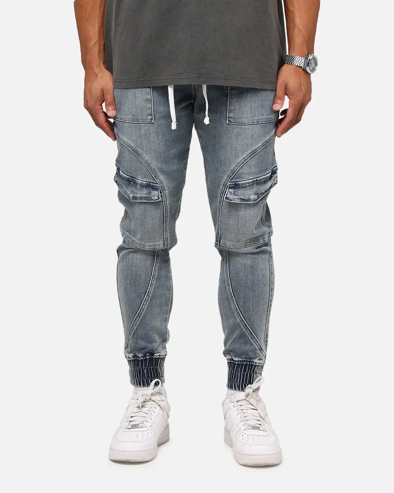 Saint Morta Aera Denim Joggers Dirty Denim 1