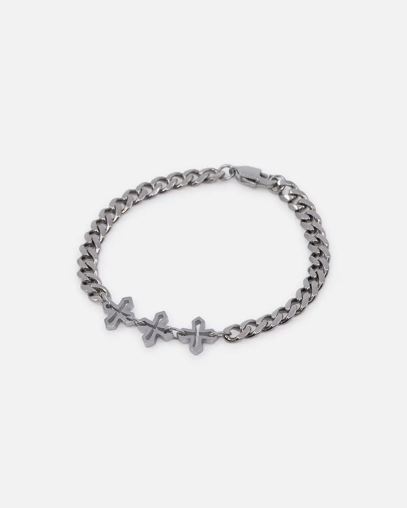 Saint Morta Amalgam Cuban Bracelet Stainless Steel 1