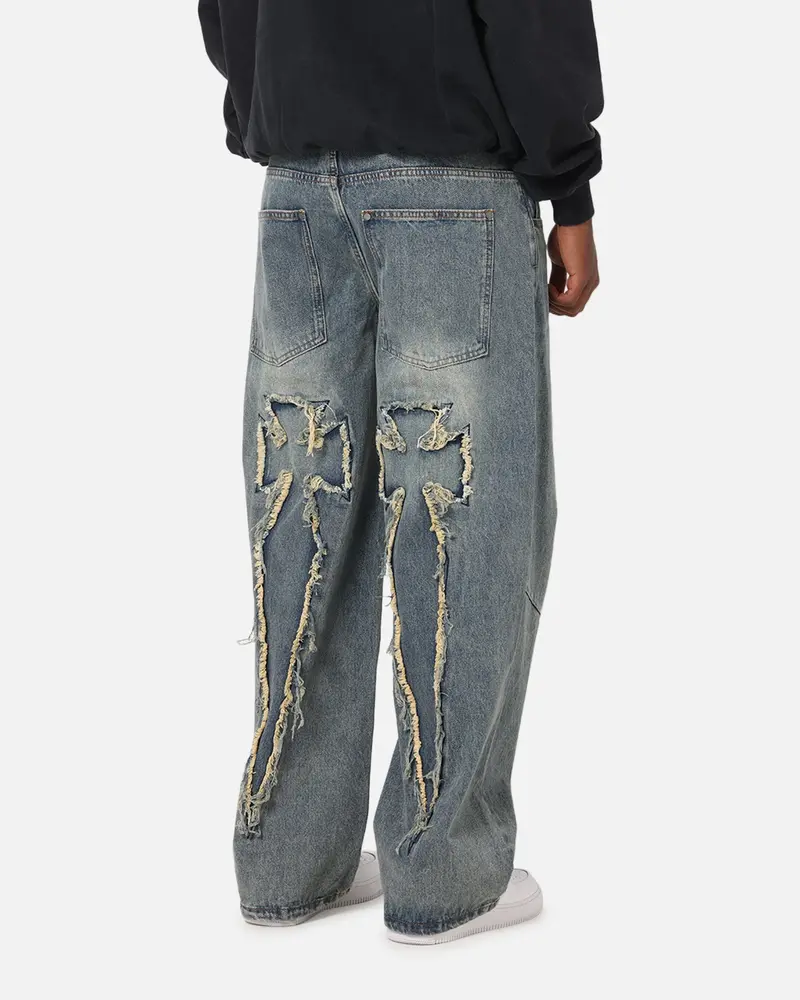 Saint Morta Amplus Crossfire Jeans Dirty Denim 1