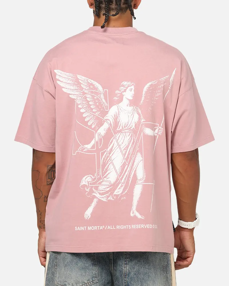 Saint Morta Archangel T-Shirt Dusty Pink 1