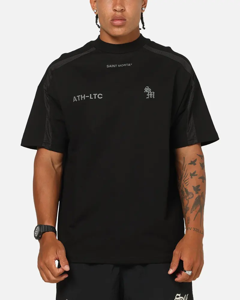 Saint Morta Athltc Recon T-Shirt Black 1