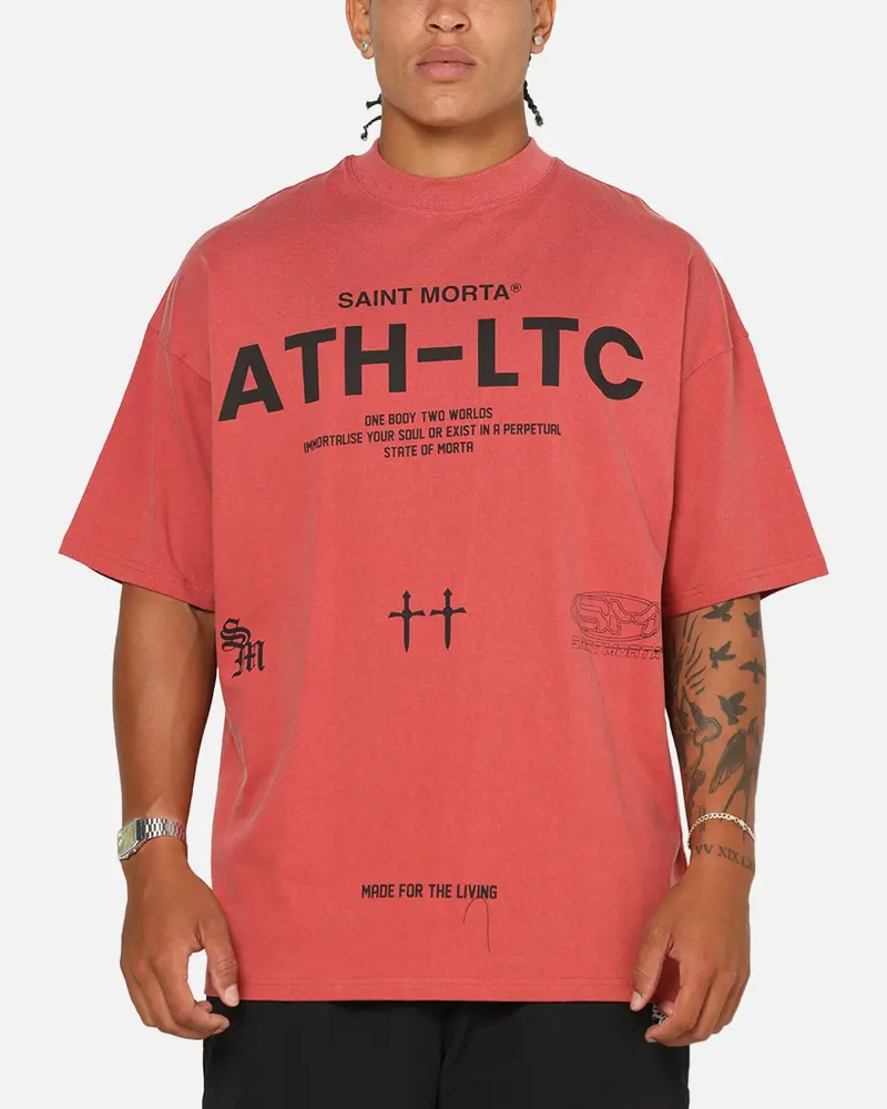 Saint Morta Athltc T-Shirt Pigment Washed 1