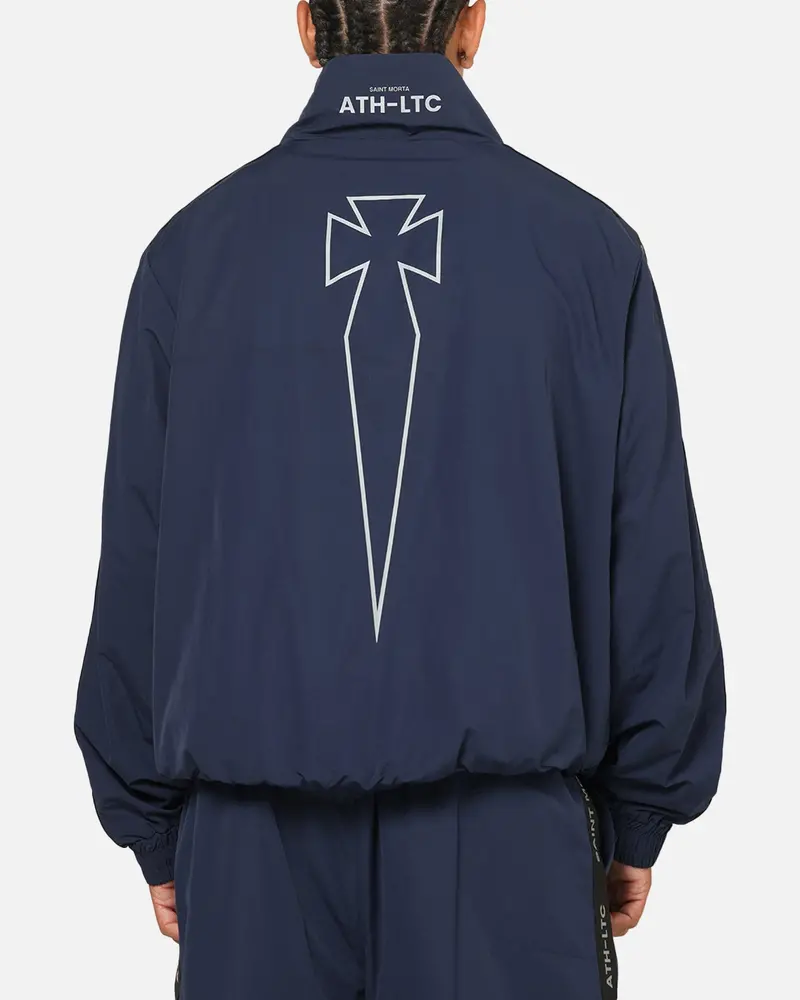 Saint Morta Athltc Zip Jacket Dark Royal/White 1