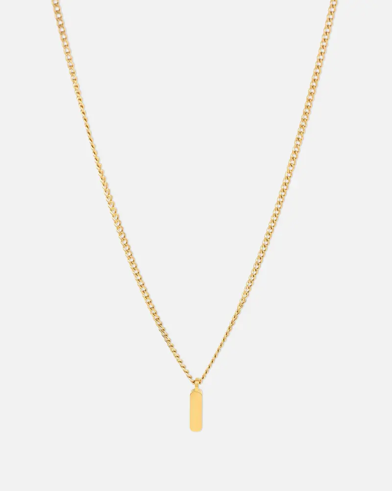 Saint Morta Bar Totem Pendant Chain Gold 1
