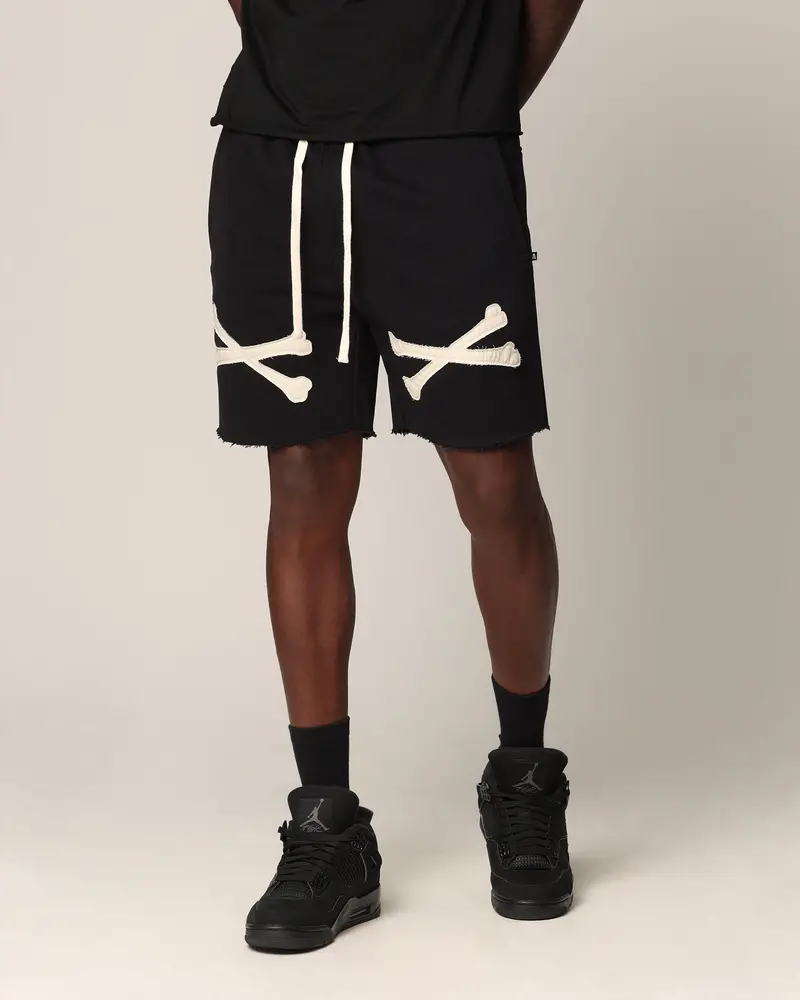 Saint Morta Bxnes Sweat Shorts Black 1