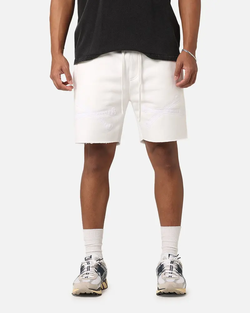 Saint Morta Bxnes Sweat Shorts Off White 1