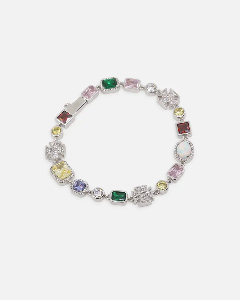 Saint Morta Candy Ice Bracelet Iced White Gold 1