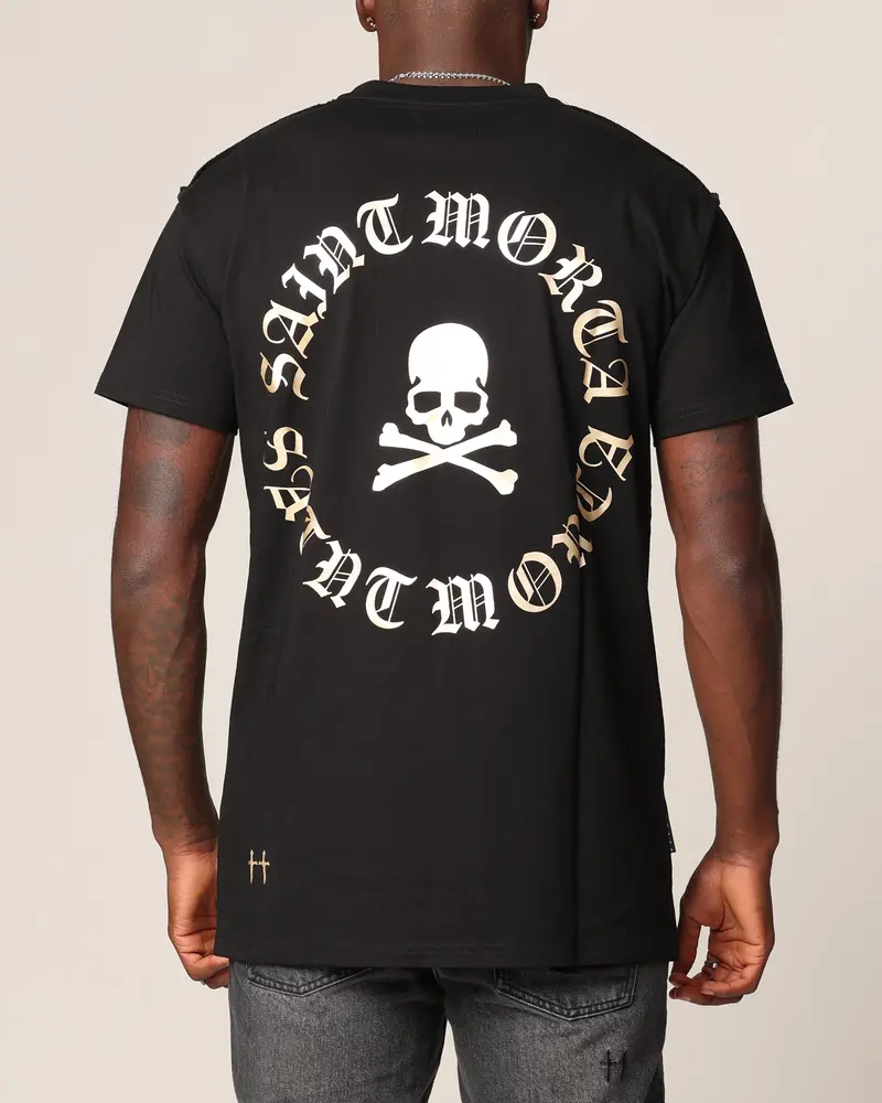Saint Morta Ceremonies Lafayette T-Shirt Black/Gold 1