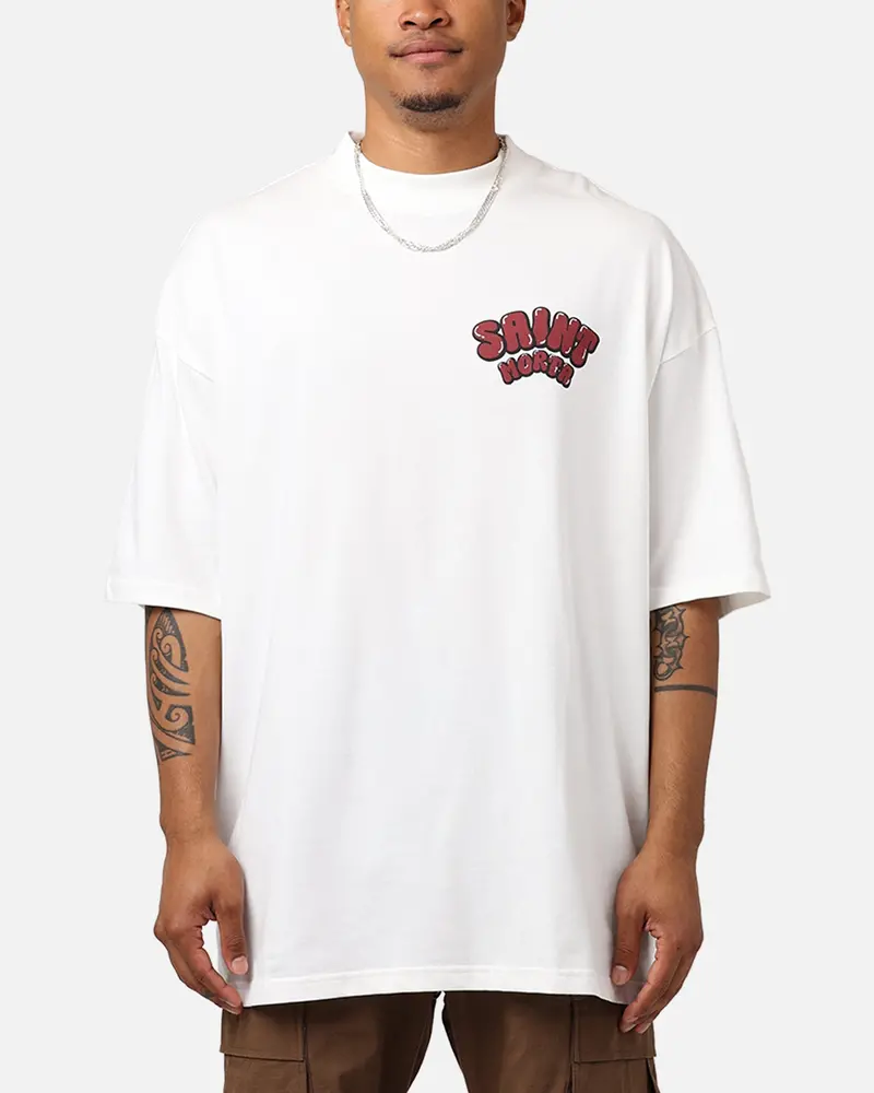 Saint Morta Cherry Temptation T-Shirt Off White 1