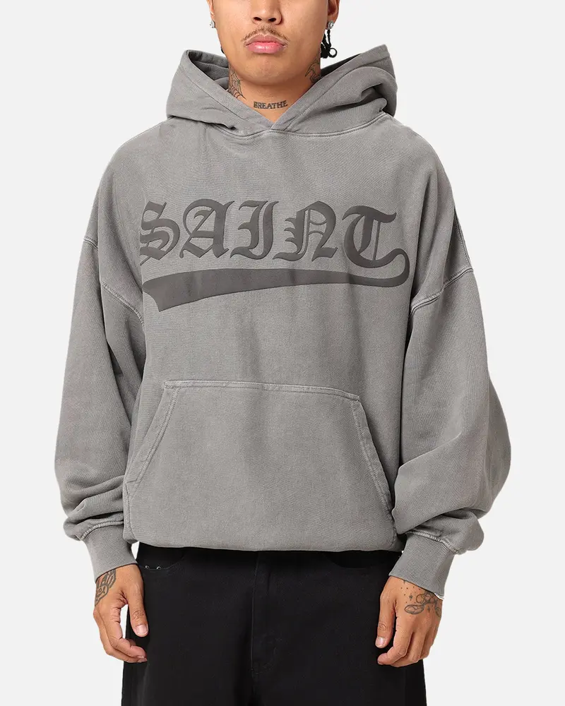 Saint Morta Chroma Hoodie Washed Charcoal 1