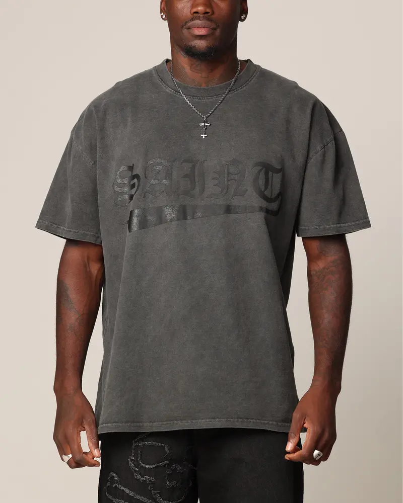Saint Morta Chroma T-Shirt Black Wash 1