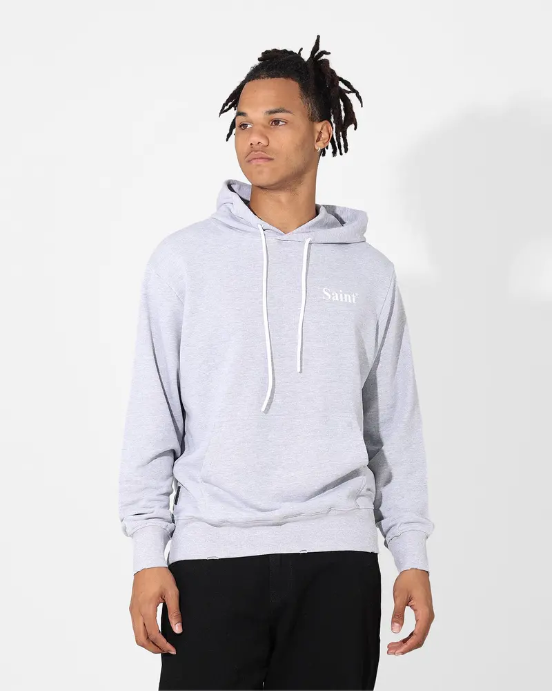 Saint Morta Classique Hoodie Grey Marle 1
