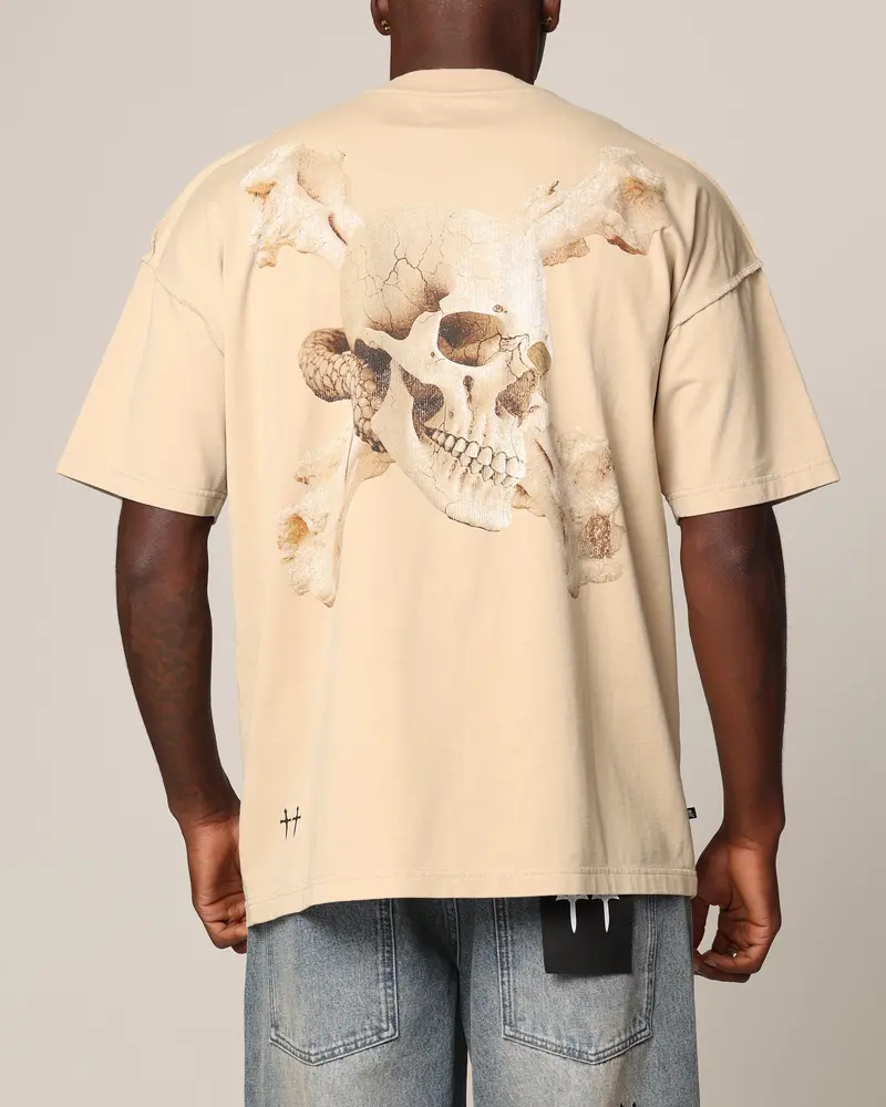 Saint Morta Corpus Boxy T-Shirt Stone 1