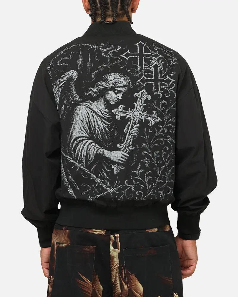 Saint Morta Crossbearer Bomber Jacket Black 1