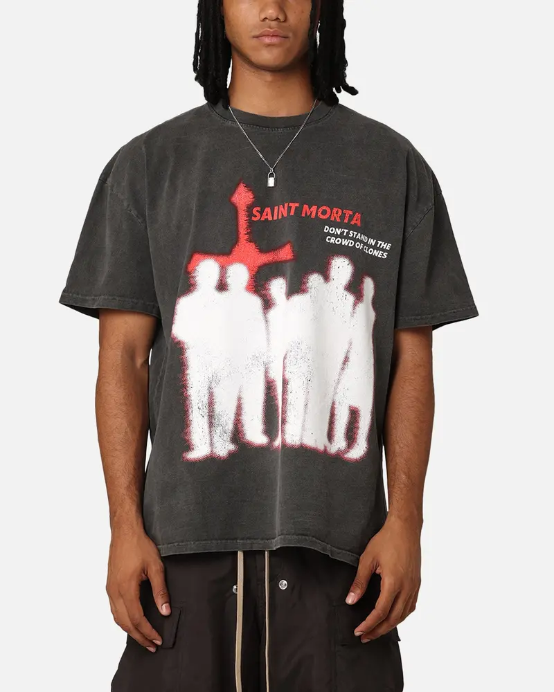 Saint Morta Crowd Of Clones T-Shirt Black Wash 1