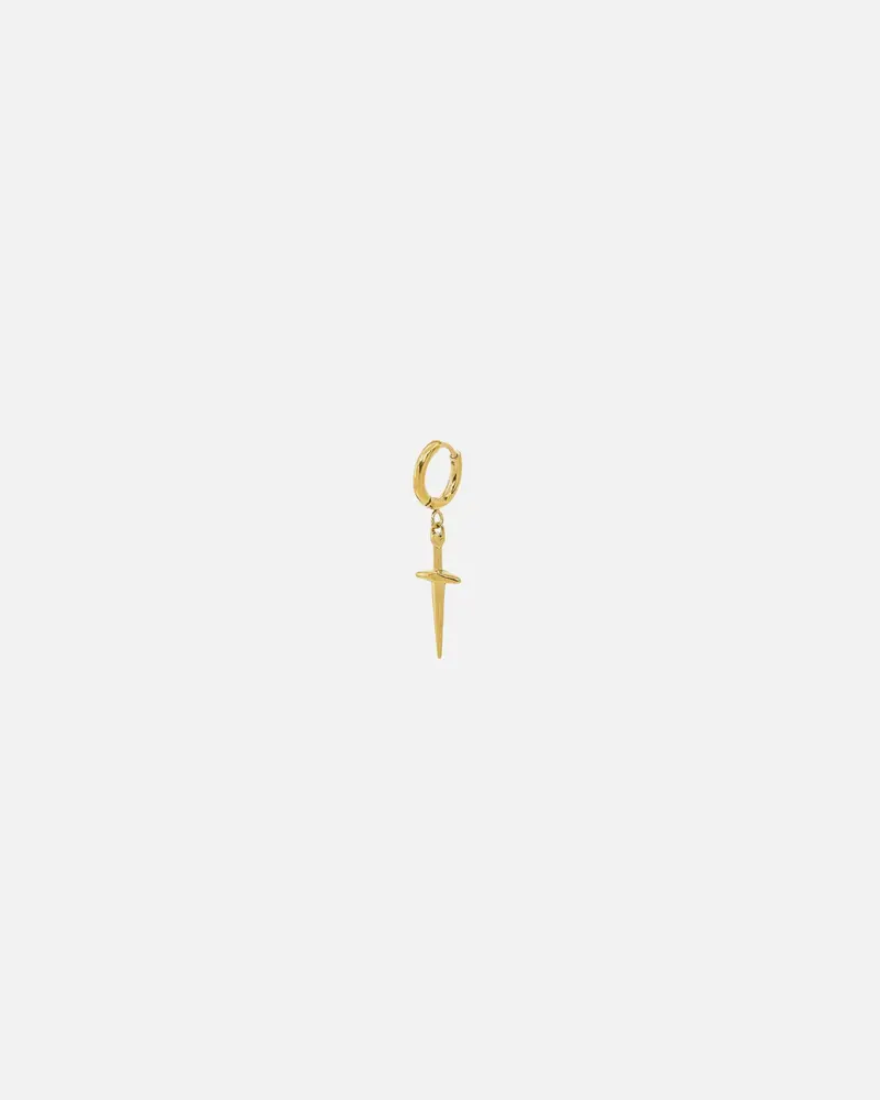 Saint Morta Dagger Earring Gold 1
