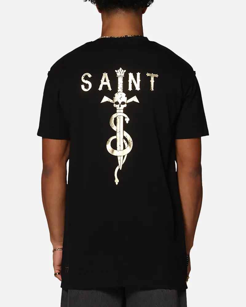 Saint Morta Daggers Lafayette T-Shirt Black/Gold 1