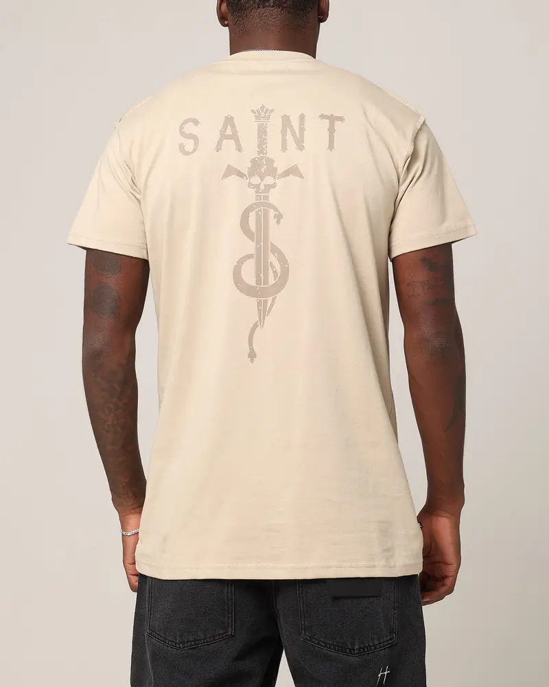 Saint Morta Daggers Lafayette T-Shirt Stone/Brown 1