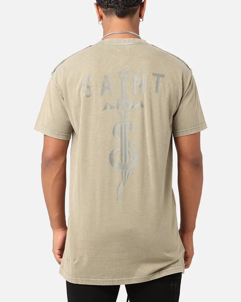 Saint Morta Daggers Lafayette T-Shirt Vintage Khaki 1