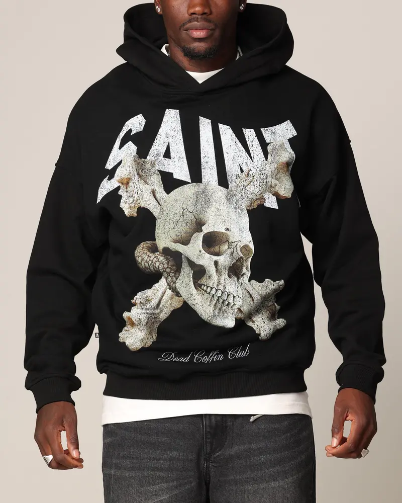 Saint Morta Dead Coffin Club Hoodie Black 1