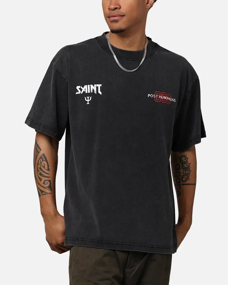 Saint Morta Death Wish Patrol T-Shirt Vintage Black 1