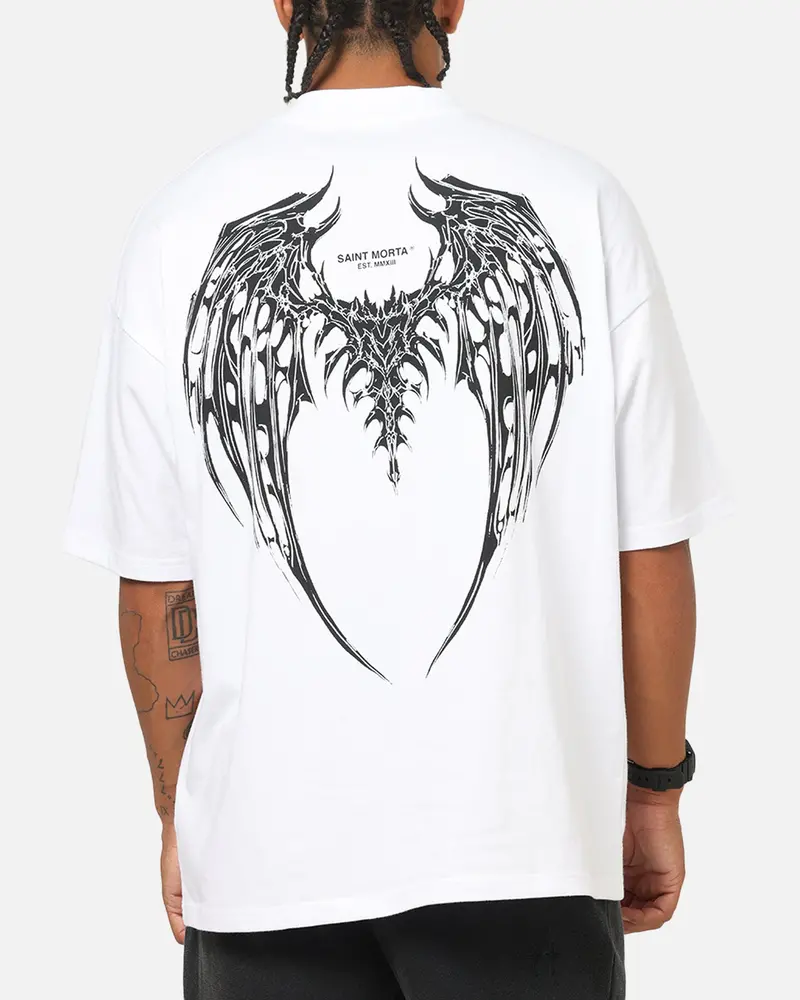 Saint Morta Departed Boxy T-Shirt White 1